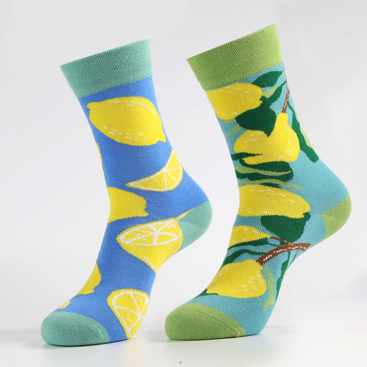 Lemon Socks | Cute novelty women's crew socks
