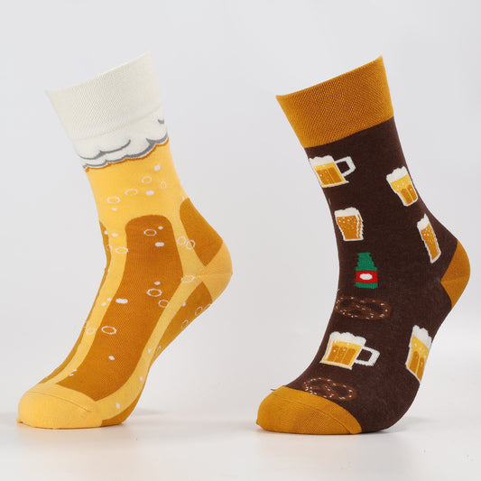Beer Foam Socks | Funny Oktoberfest socks