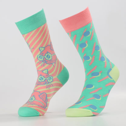 Cobra Cat Socks | Cute Crew Socks For Women
