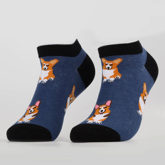 Corgi Charm Socks | Cute Dog Ankle Socks