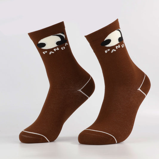 Cozy Panda Socks | Funny Crew socks For women