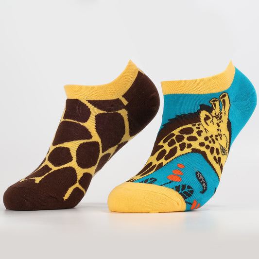 Giraffe Ankle Socks | Funny wildlife themed socks