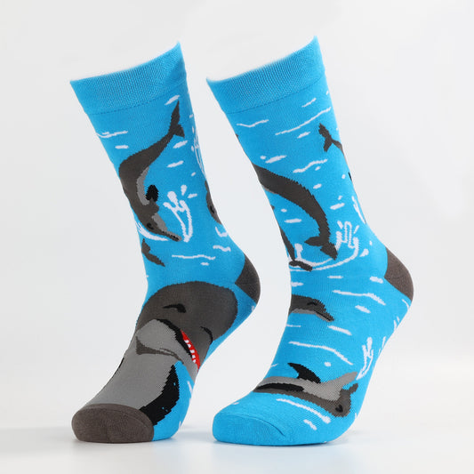 Happy Dolphin Socks | Cute Ocean Animal Socks
