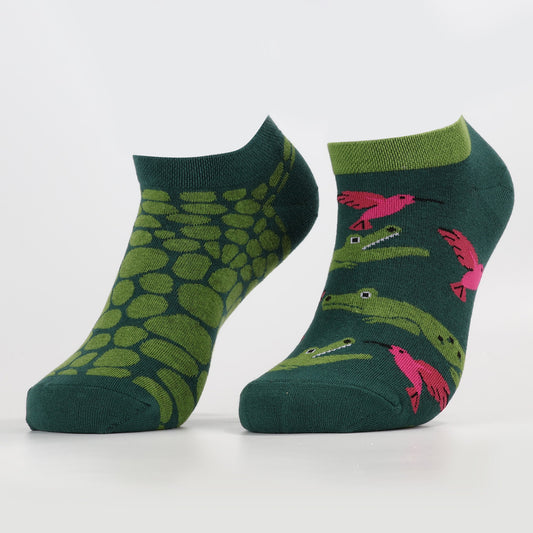 Hummingbird Crocodile Socks | Funny Animal Bird Socks