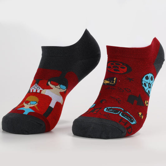 Movie Night Socks | Very Cool Theater Style Ankle Socks