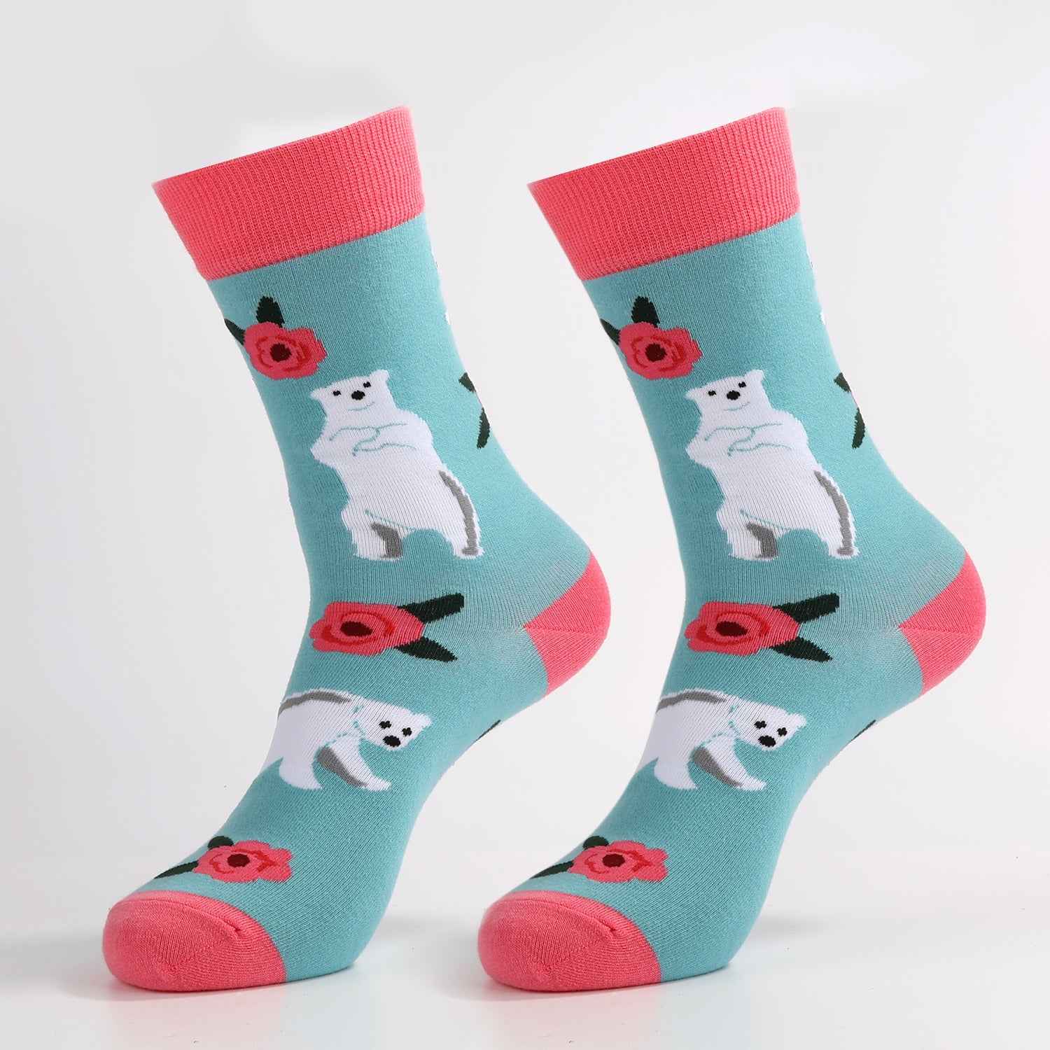 Polar Bear Socks | Cute Crew Socks For Women