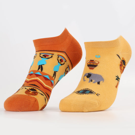 Primitive Tribe Socks | Funny Tribal Ankle Socks