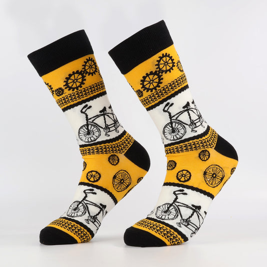 Retro Bike Socks | Funny Socks For Women