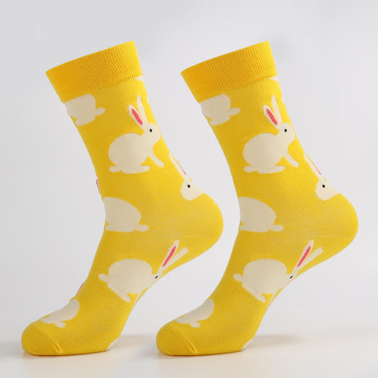 Sunny Bunnies Socks | Cute Crew Socks For Women