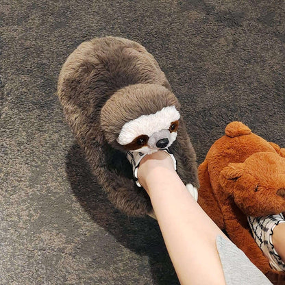 sloth slippers