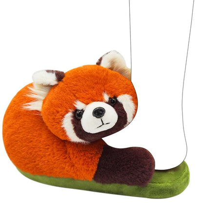 A red panda slipper