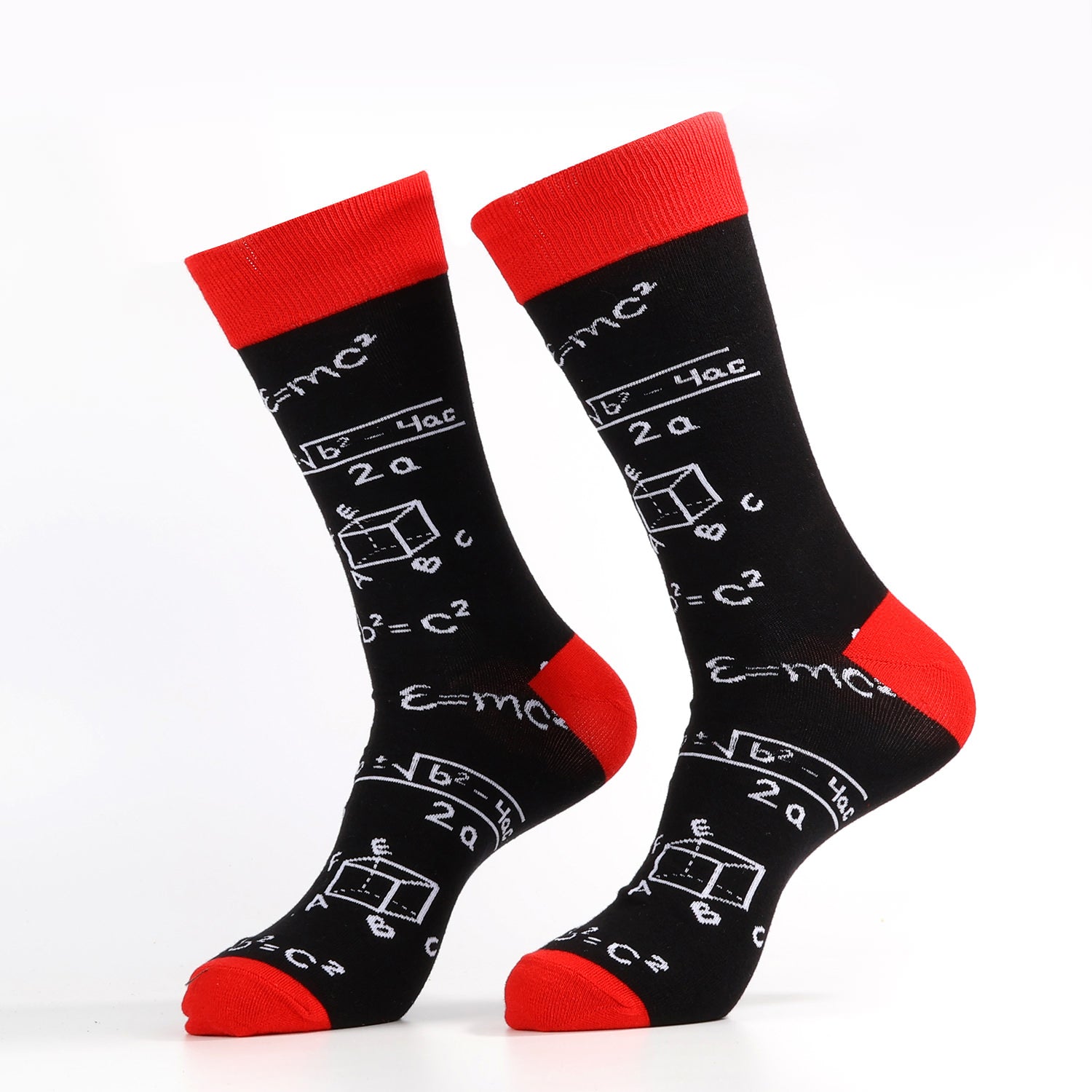 Math Fluffy Socks Black Math Equation Socks | Funny socks for men and women – Openhahaha