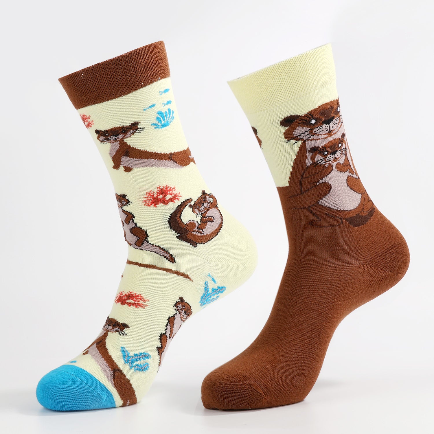 Otter Socks | Novelty Crew Socks For Women