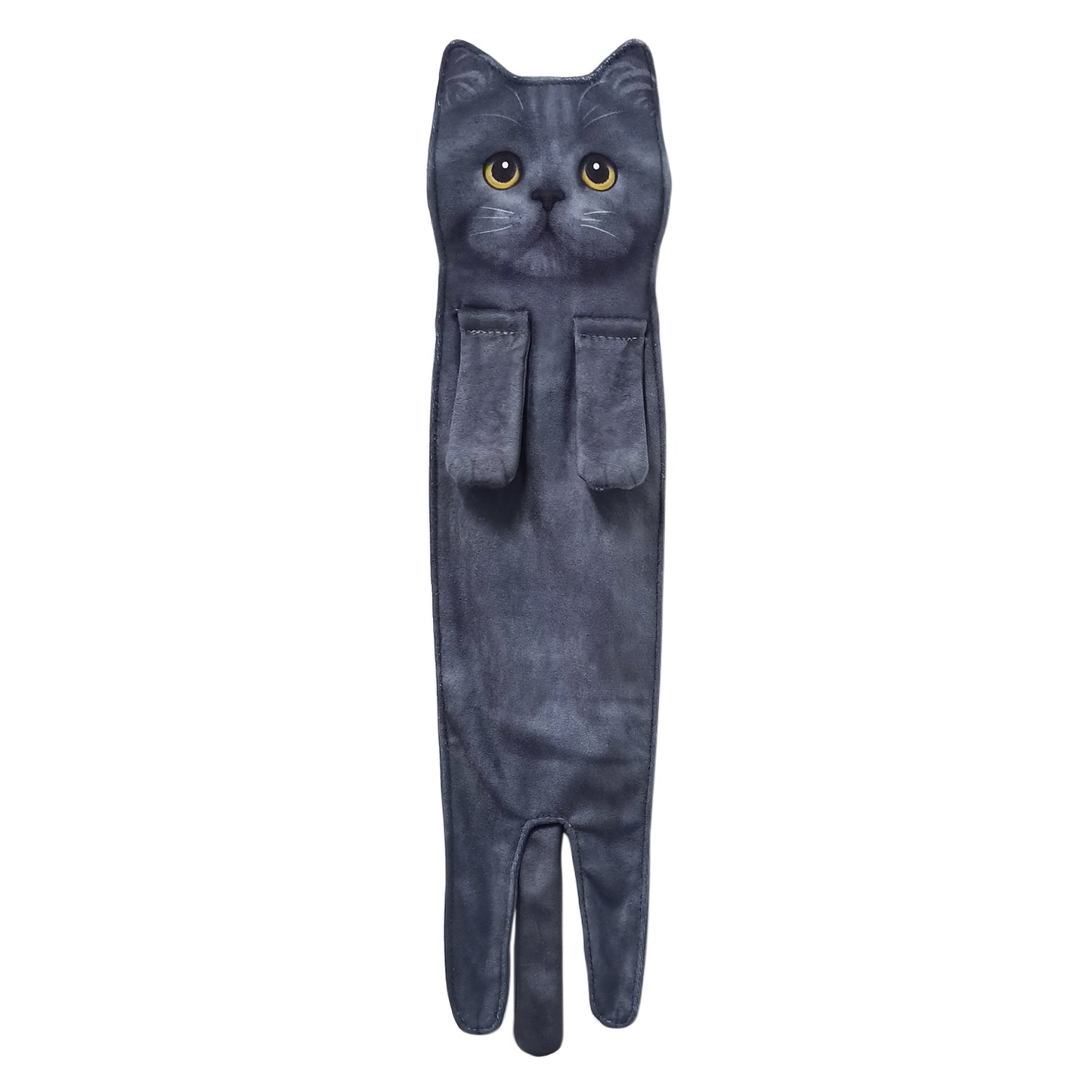 Openhahaha Cat Hand Towels for Bathroom Kitchen-Cute Cat Hanging Towel Decorative Animal Washcloths Face Towels Cat Decor-Funny Housewarming Cat Gifts for Cat Lovers